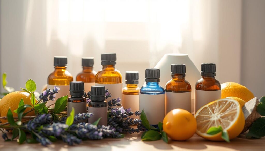 Essential oils for migraine relief